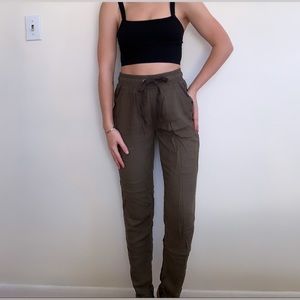 Soft knit cargo pants